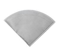 Filtre à café réutilisable en acier inoxydable Wangcmcol pour cafetière à filtre conique, porte-filtre permanent à mailles fines, alternative écologique aux filtres en papier,