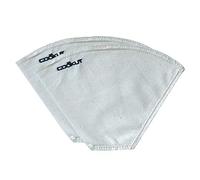 Filtre à café réutilisable en coton x2