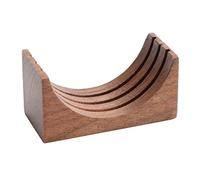 Filtre à café réutilisable en noyer pour porte-filtre à expresso, support en bois pour porte-filtre à café de 51/53/58 mm