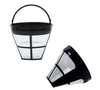 Filtre à café réutilisable GOLDTONE (lot de 2) 8 à 12 tasses, cône n 4, en nylon, compatible avec les cafetières et les brasseurs Ninja, sans BP