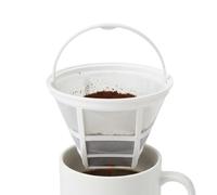 Filtre À Café Réutilisable - Passoire En Maille,Filtres À Caf é En Forme De Panier Pour 6 À 8 Tasses Avec Poignée | Pour Café Maison Thé Et Infusions