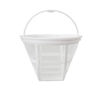 Filtre À Café Réutilisable - Passoire Lavable En Maille, 6 Filtres À Café En Forme De Panier De 8 Tasses Avec Poignée, Filet À Trous Fins | Pour Préparer Du Cafés, De La Maison Et De La Cuisin