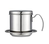 Filtre à Café Vietnamien, Filtre à Café Trung Nguyen Insert Making Vietnamien au Bureau et à Domicile (Argent)