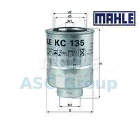 Filtre À Carburant À Vis De Remplacement MAHLE Authentique KC 135D