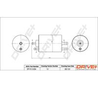 Filtre à carburant avec régulateur de pression intégré DP1110.13.0254 Drve+