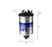 Filtre à carburant UFI 24.426.00