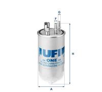 Filtre à carburant Cartouche filtrante 24.ONE.03 UFI pour OPEL
