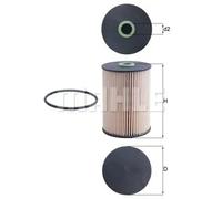 1x Filtre à carburant MAHLE KX 228D convient pour AUDI SEAT SKODA VW CUPRA
