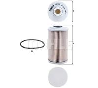 Filtre à carburant Cartouche filtrante KX 344D MAHLE pour HONDA CR-V III CR-V IV