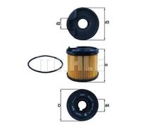 Filtre à carburant KNECHT KX 87D