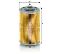 Filtre à carburant Cartouche filtrante P 707 MANN-FILTER pour MERCEDES-BENZ TATA