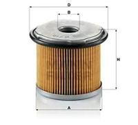 Filtre à carburant Cartouche filtrante P 716 MANN-FILTER pour CITROËN PEUGEOT