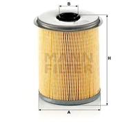 MANN-FILTER P 735 x Filtre à carburant pour RENAULT