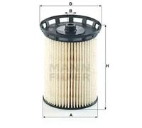 Filtre à carburant Cartouche filtrante PU 10 010 z MANN-FILTER pour AUDI VW