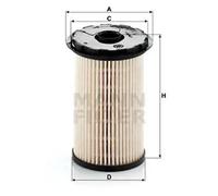 Filtre à carburant Cartouche filtrante PU 7002 x MANN-FILTER pour FORD S-MAX