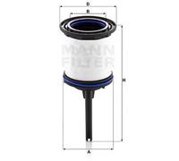 Filtre à carburant Cartouche filtrante PU 7008 z KIT MANN-FILTER pour AUDI A5 Q5