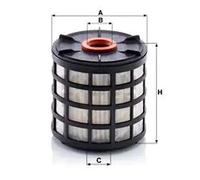 Filtre à carburant Cartouche filtrante PU 7010 z MANN-FILTER pour CITROËN FORD
