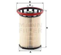 Filtre à carburant Cartouche filtrante PU 8007 MANN-FILTER pour PORSCHE VW