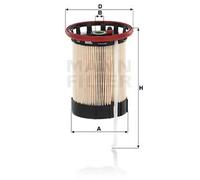 Mann Filter Filtre à carburant PU 8014