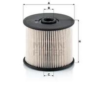 Filtre à carburant MANN-FILTER PU 830 x
