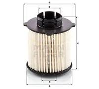 Filtre à carburant Cartouche filtrante PU 9001/1 x MANN-FILTER pour CHEVROLET
