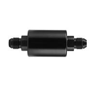 Filtre à carburant en ligne, Filtre à Carburant en Ligne à Haut Débit de Voiture en Alliage D'aluminium 100 Microns Nettoyable AN6 Universel
