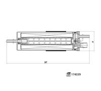 Filtre à carburant FEBI BILSTEIN 174039