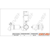 Filtre à carburant Filtre de conduite DP1110.13.0144 Drve+ pour VW
