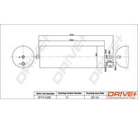 Filtre à carburant Filtre de conduite DP1110.13.0282 Drve+ pour VW MULTIVAN T5