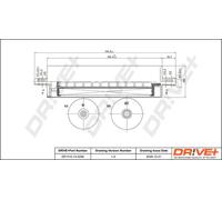 Filtre à carburant Filtre de conduite DP1110.13.0294 Drve+ pour AUDI A6 C7