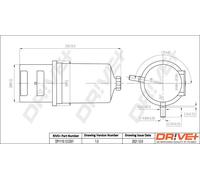 Filtre à carburant Filtre de conduite DP1110.13.0301 Drve+ pour VW AMAROK