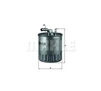 Filtre à carburant Filtre de conduite KL 100/2 MAHLE pour MERCEDES-BENZ CLASSE A
