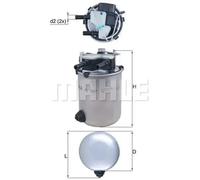 MAHLE KL 1027 Filtre à carburant