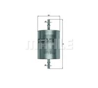 Filtre à carburant Filtre de conduite KL 409 KNECHT pour FORD MONDEO III