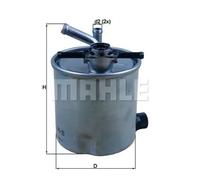 Filtre à carburant Filtre de conduite KL 440/35 MAHLE pour NISSAN X-TRAIL I