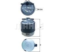 Filtre à carburant Filtre de conduite KL 440/41 MAHLE pour NISSAN X-TRAIL VAN