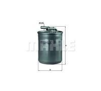 Filtre à carburant Filtre de conduite KL 494 MAHLE pour SKODA SEAT VW AUDI