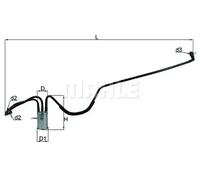 MAHLE KL 553 Filtre à carburant