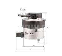 Filtre à carburant Filtre de conduite KL 569 MAHLE pour FORD VOLVO MAZDA