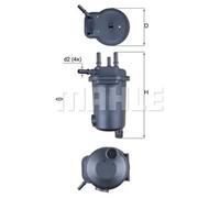 Filtre à carburant Filtre de conduite KL 632D KNECHT pour RENAULT NISSAN SUZUKI
