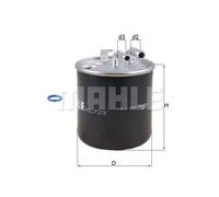 Filtre à carburant Filtre de conduite KL 723D MAHLE pour MERCEDES-BENZ CLASSE A