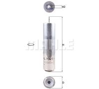 MAHLE KL 736/1D Filtre à carburant Filtre de conduite
