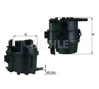 Filtre à carburant Filtre de conduite KL 779 KNECHT pour PEUGEOT FORD CITROËN