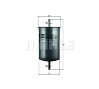 Filtre à carburant Filtre de conduite KL 85 MAHLE pour VOLVO FORD