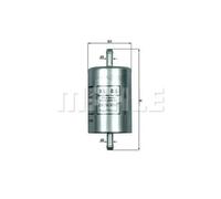 knecht KL86 Filtre à Carburant