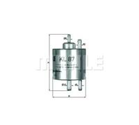 Filtre à carburant KNECHT KL 87