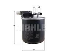 Filtre à carburant Filtre de conduite KL 948 MAHLE pour MERCEDES-BENZ INFINITI