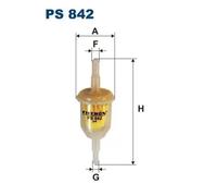 FILTRON PS 842 Filtre à carburant - pour VÉHICULE DE TOURISME + UTILITAIRES