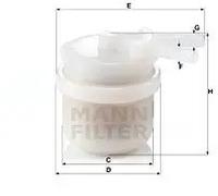 Filtre à carburant Filtre de conduite WK 42/10 MANN-FILTER pour VW TOYOTA