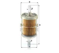 Filtre à carburant Filtre de conduite WK 42/2 MANN-FILTER pour RENAULT CITROËN